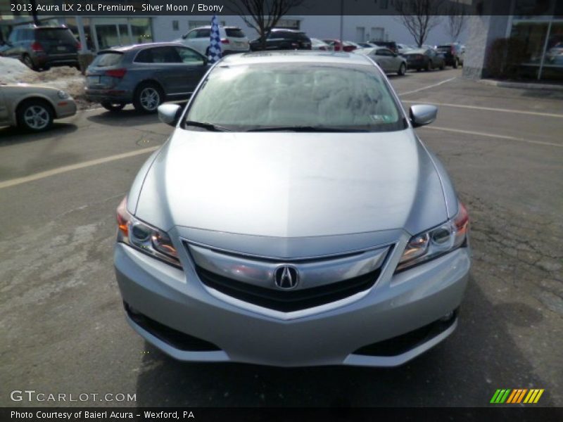 Silver Moon / Ebony 2013 Acura ILX 2.0L Premium