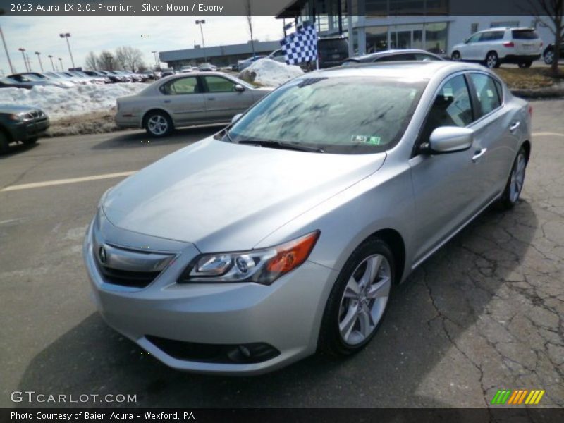 Silver Moon / Ebony 2013 Acura ILX 2.0L Premium