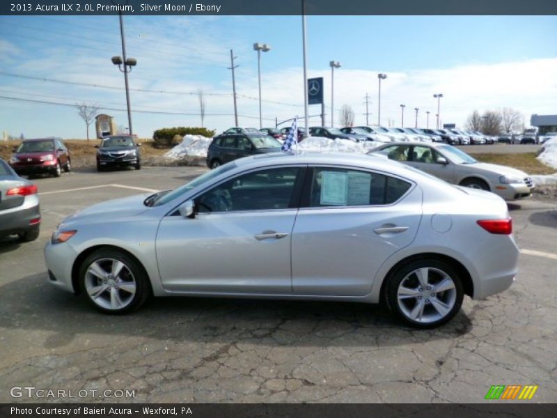 Silver Moon / Ebony 2013 Acura ILX 2.0L Premium