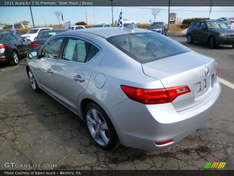 Silver Moon / Ebony 2013 Acura ILX 2.0L Premium