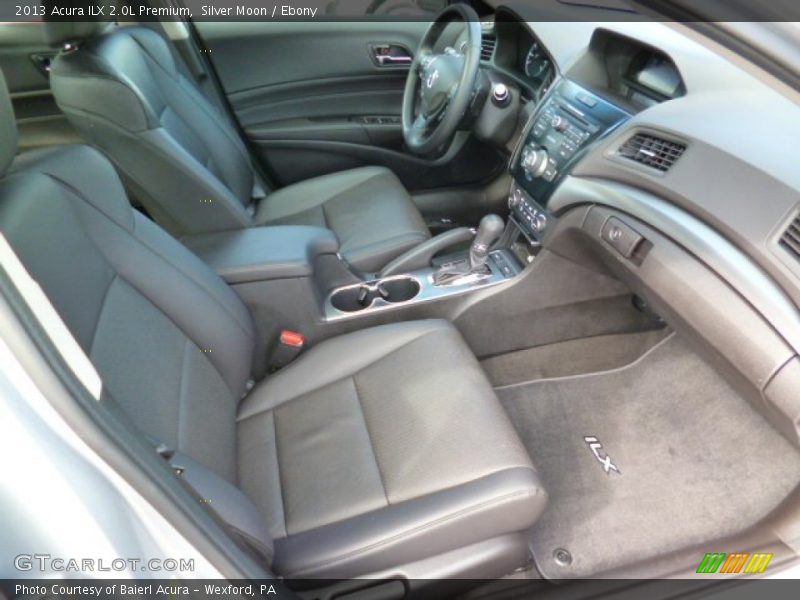 Silver Moon / Ebony 2013 Acura ILX 2.0L Premium