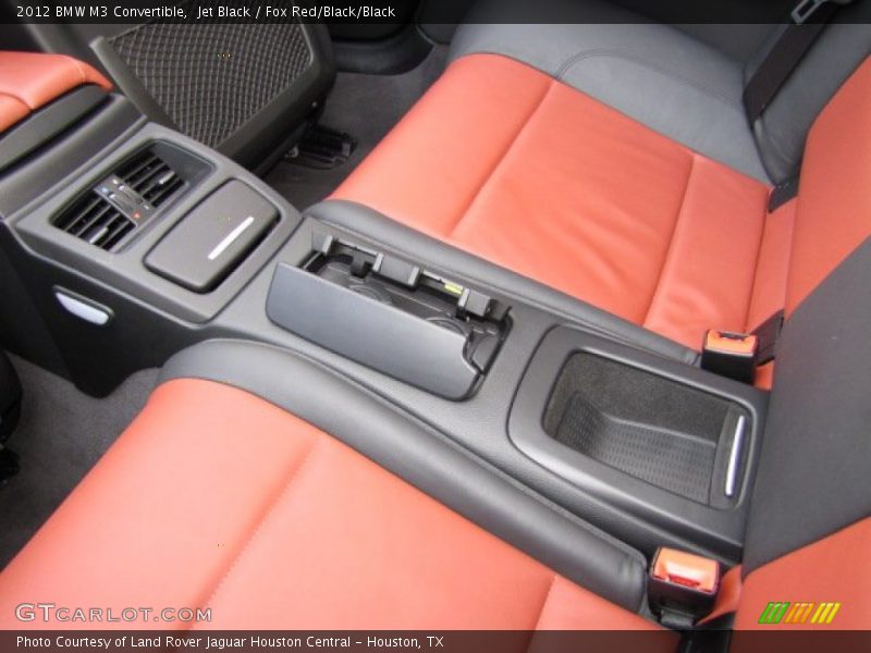 Jet Black / Fox Red/Black/Black 2012 BMW M3 Convertible