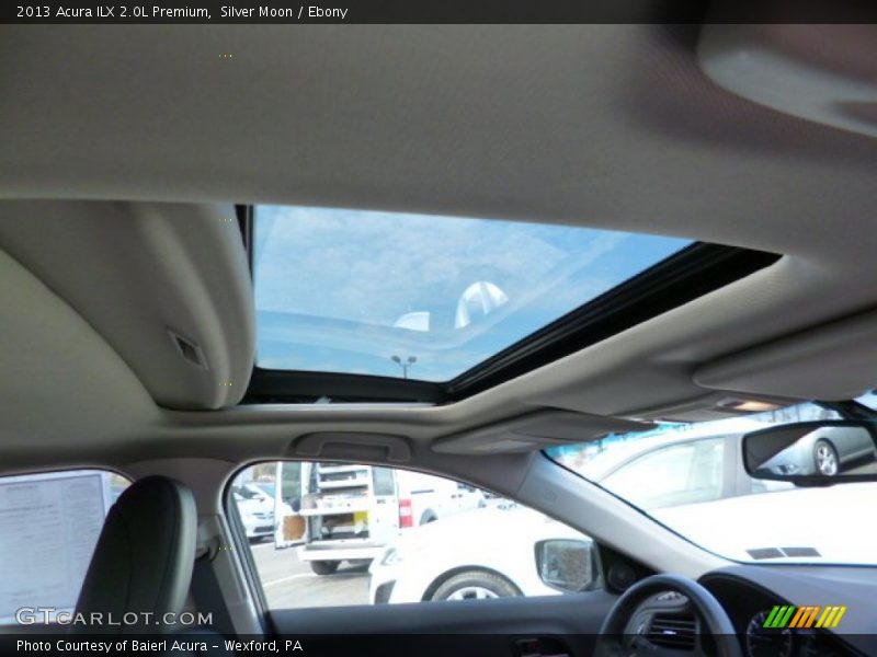 Silver Moon / Ebony 2013 Acura ILX 2.0L Premium