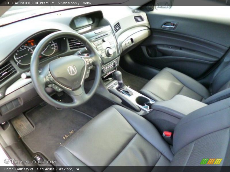 Silver Moon / Ebony 2013 Acura ILX 2.0L Premium