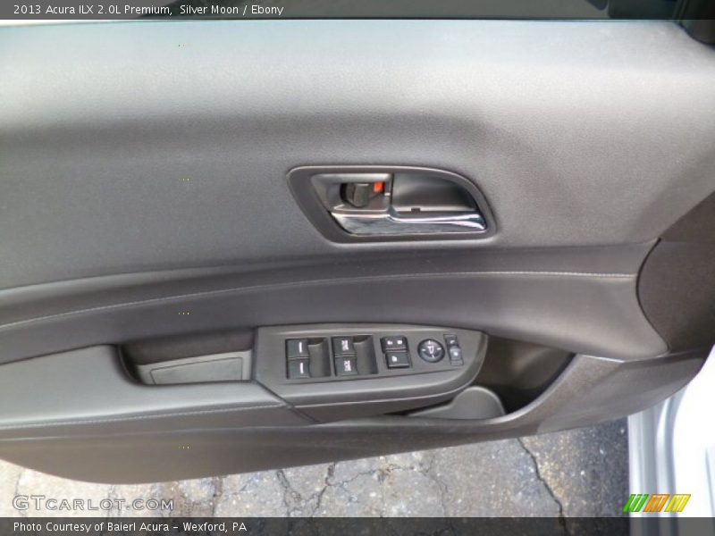 Silver Moon / Ebony 2013 Acura ILX 2.0L Premium