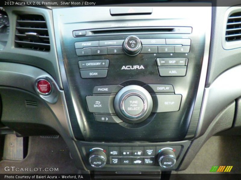Silver Moon / Ebony 2013 Acura ILX 2.0L Premium