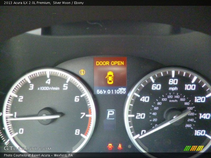 Silver Moon / Ebony 2013 Acura ILX 2.0L Premium