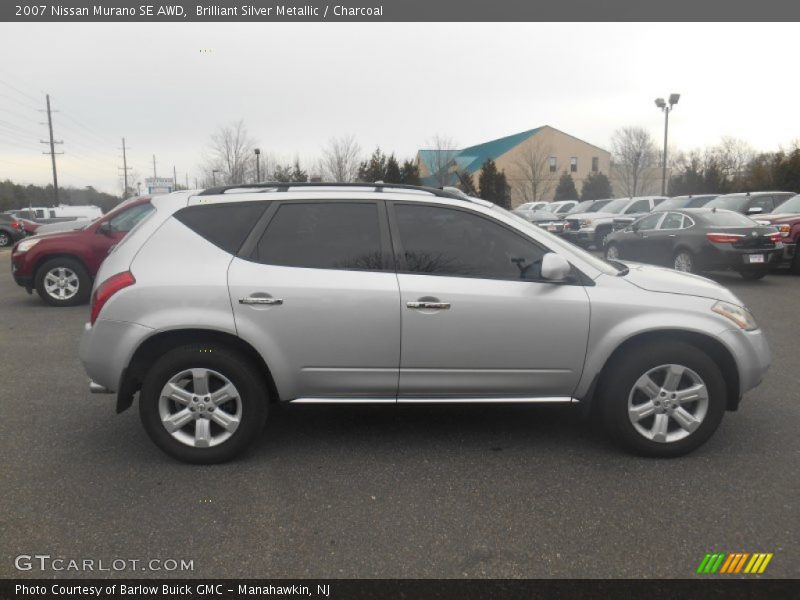 Brilliant Silver Metallic / Charcoal 2007 Nissan Murano SE AWD