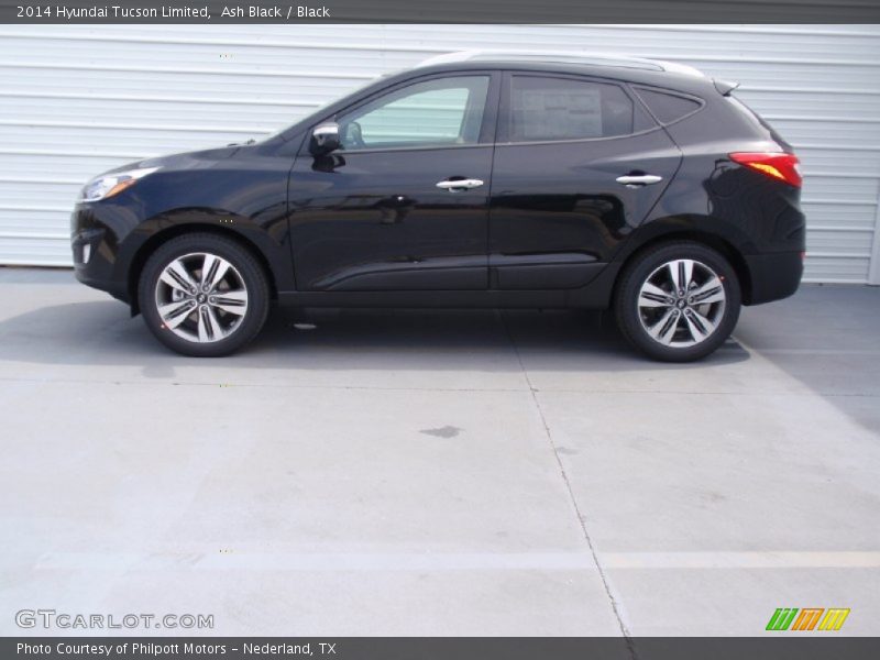 Ash Black / Black 2014 Hyundai Tucson Limited