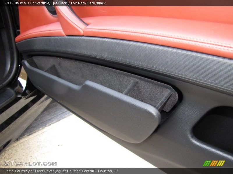 Jet Black / Fox Red/Black/Black 2012 BMW M3 Convertible