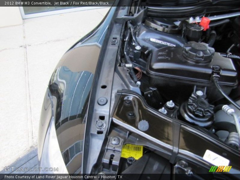 Jet Black / Fox Red/Black/Black 2012 BMW M3 Convertible