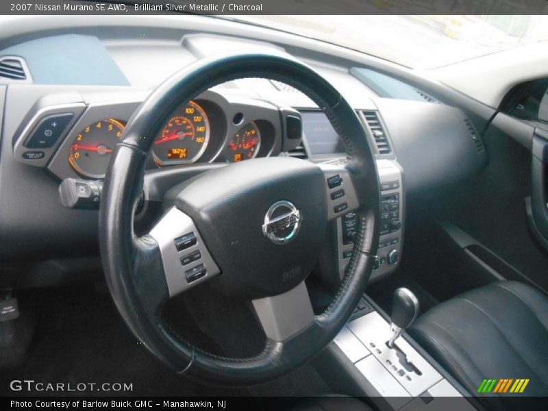 Brilliant Silver Metallic / Charcoal 2007 Nissan Murano SE AWD