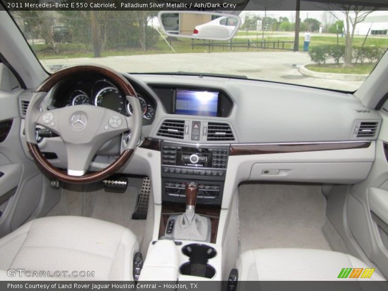 Palladium Silver Metallic / Ash/Dark Grey 2011 Mercedes-Benz E 550 Cabriolet