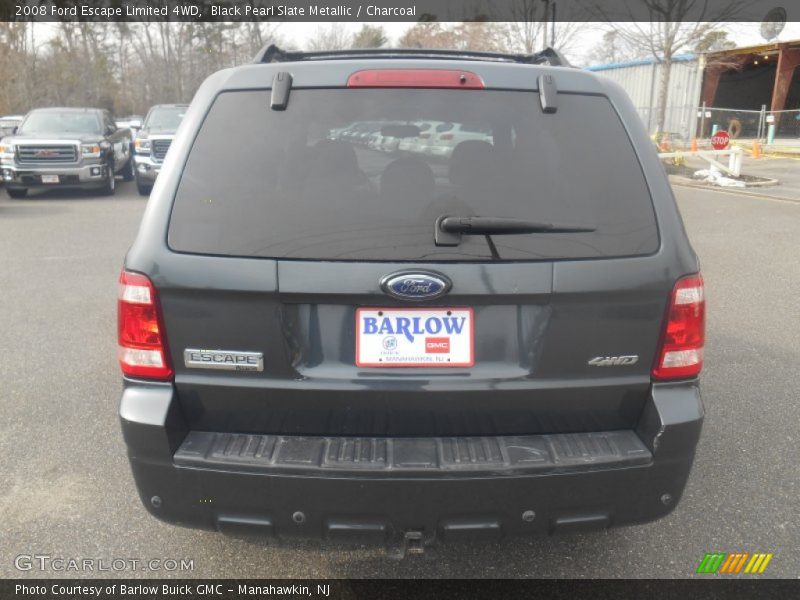 Black Pearl Slate Metallic / Charcoal 2008 Ford Escape Limited 4WD