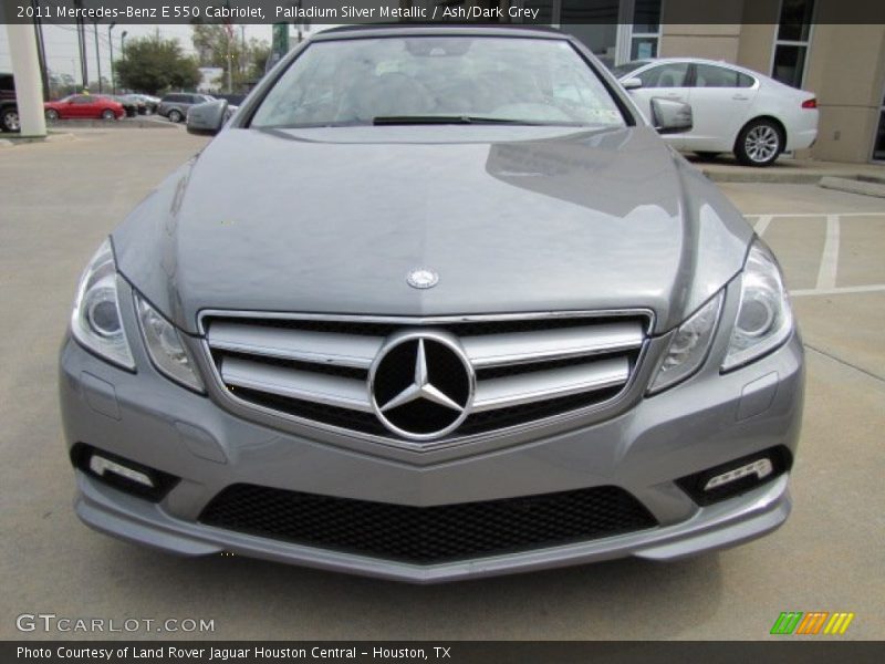 Palladium Silver Metallic / Ash/Dark Grey 2011 Mercedes-Benz E 550 Cabriolet