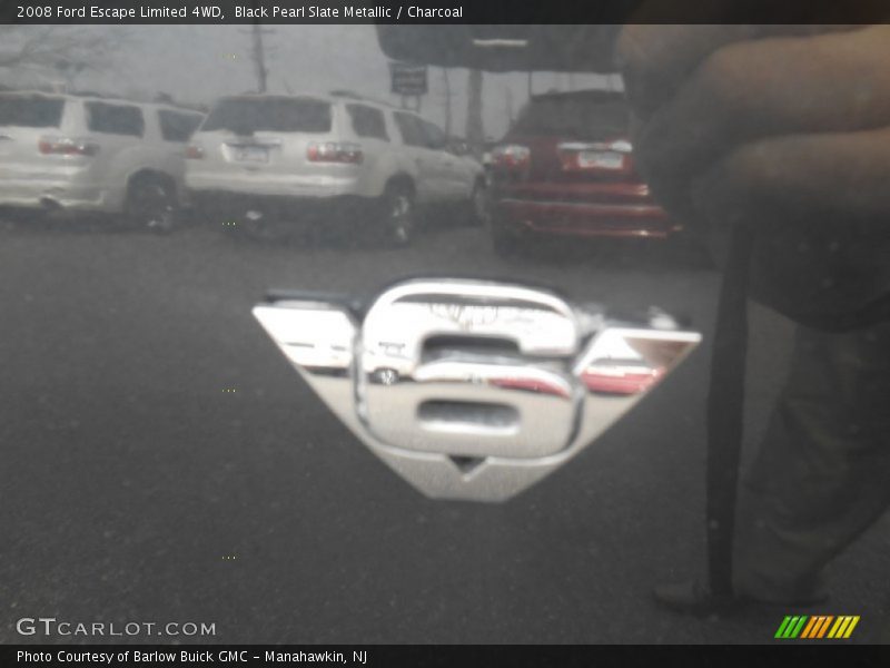 Black Pearl Slate Metallic / Charcoal 2008 Ford Escape Limited 4WD