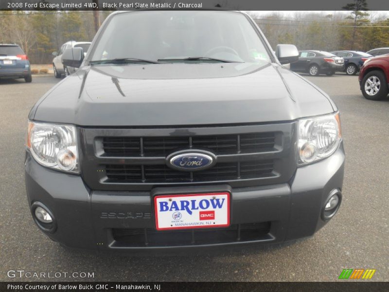Black Pearl Slate Metallic / Charcoal 2008 Ford Escape Limited 4WD