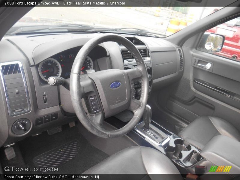 Black Pearl Slate Metallic / Charcoal 2008 Ford Escape Limited 4WD