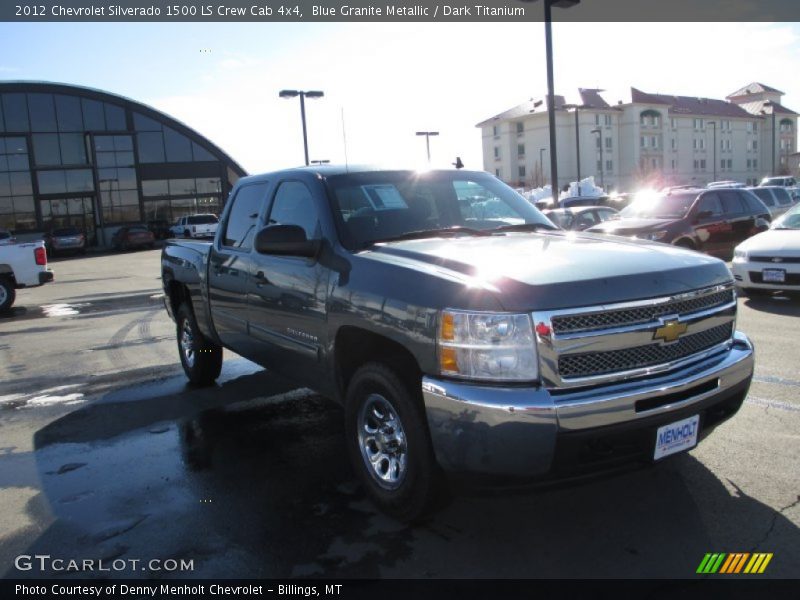 Blue Granite Metallic / Dark Titanium 2012 Chevrolet Silverado 1500 LS Crew Cab 4x4