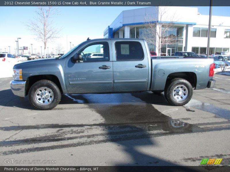 Blue Granite Metallic / Dark Titanium 2012 Chevrolet Silverado 1500 LS Crew Cab 4x4