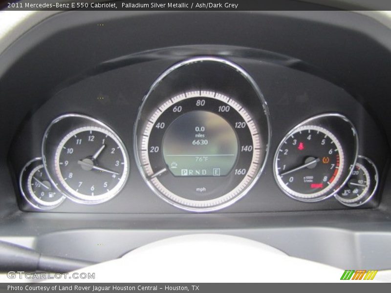  2011 E 550 Cabriolet 550 Cabriolet Gauges