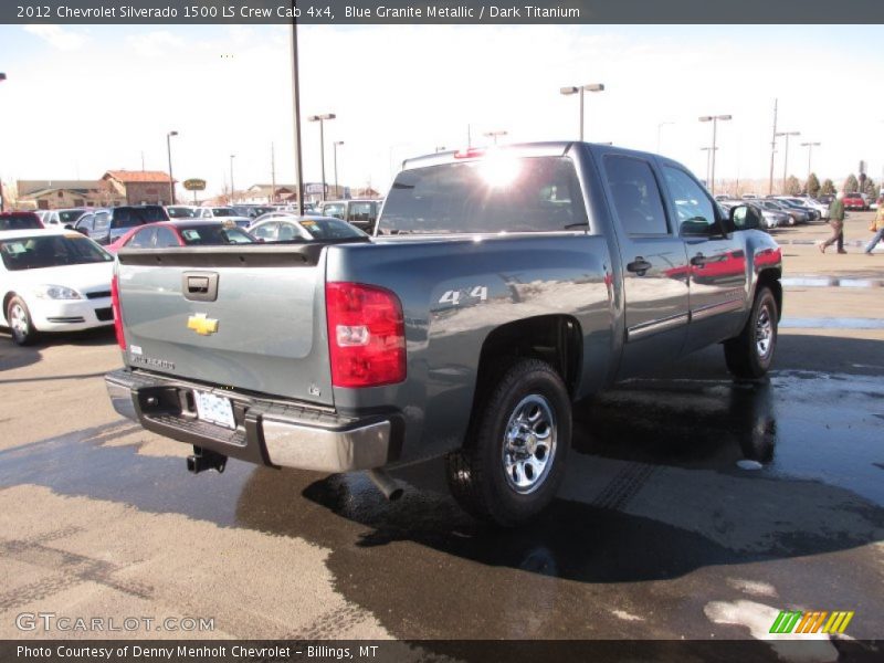 Blue Granite Metallic / Dark Titanium 2012 Chevrolet Silverado 1500 LS Crew Cab 4x4