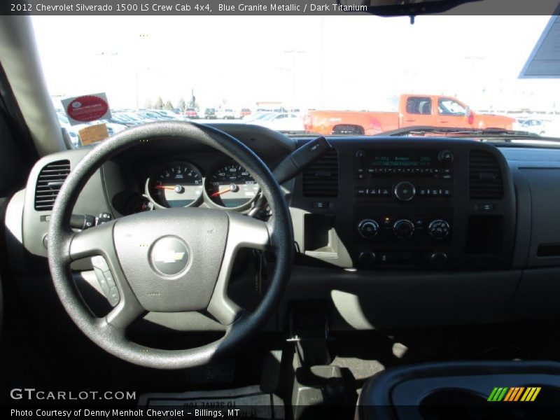 Blue Granite Metallic / Dark Titanium 2012 Chevrolet Silverado 1500 LS Crew Cab 4x4