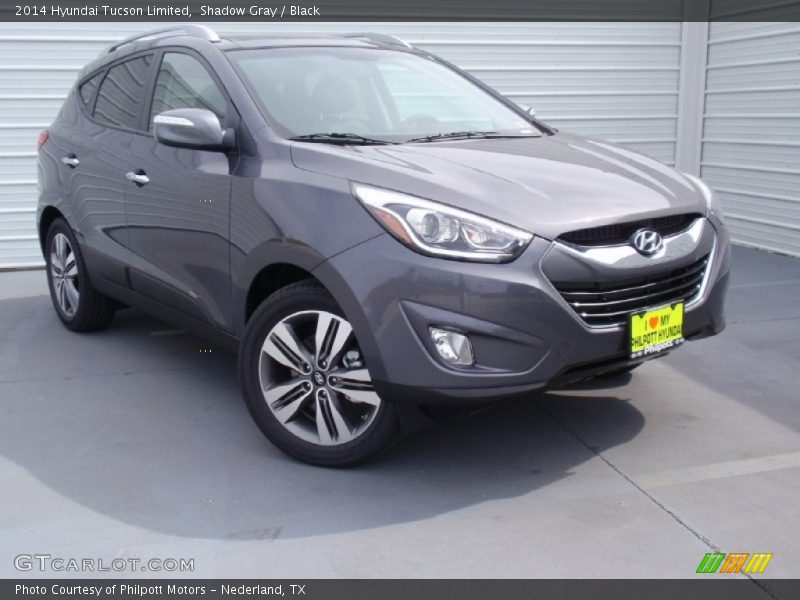 Shadow Gray / Black 2014 Hyundai Tucson Limited