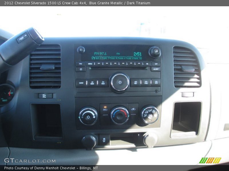 Blue Granite Metallic / Dark Titanium 2012 Chevrolet Silverado 1500 LS Crew Cab 4x4