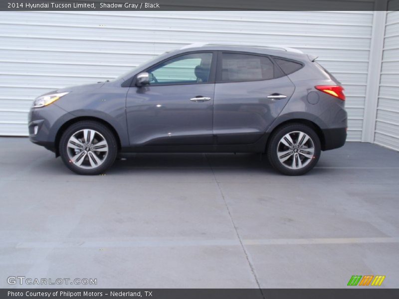 Shadow Gray / Black 2014 Hyundai Tucson Limited