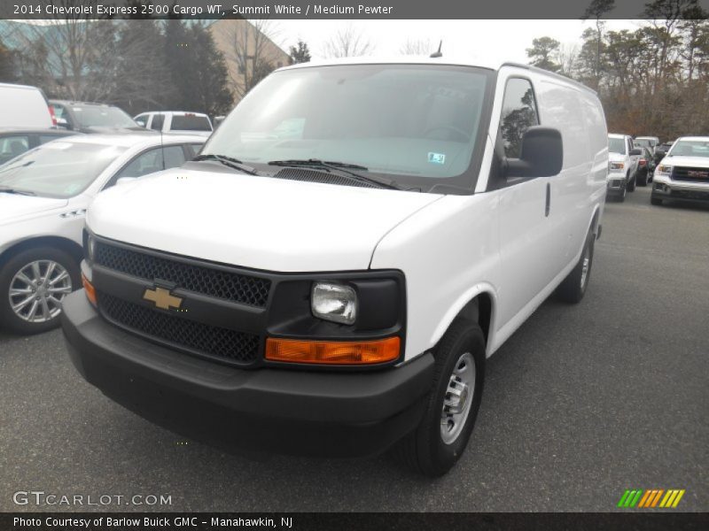 Summit White / Medium Pewter 2014 Chevrolet Express 2500 Cargo WT