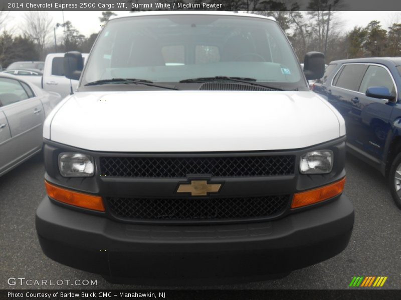 Summit White / Medium Pewter 2014 Chevrolet Express 2500 Cargo WT