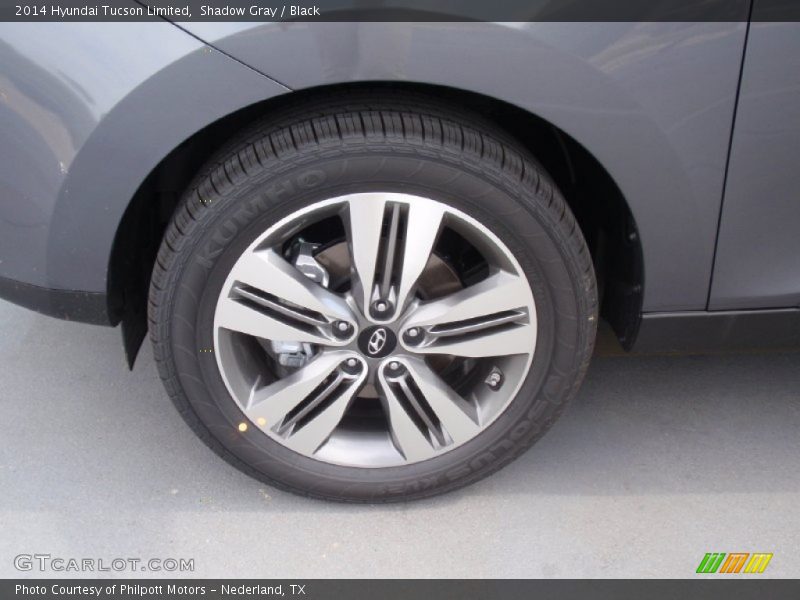 Shadow Gray / Black 2014 Hyundai Tucson Limited