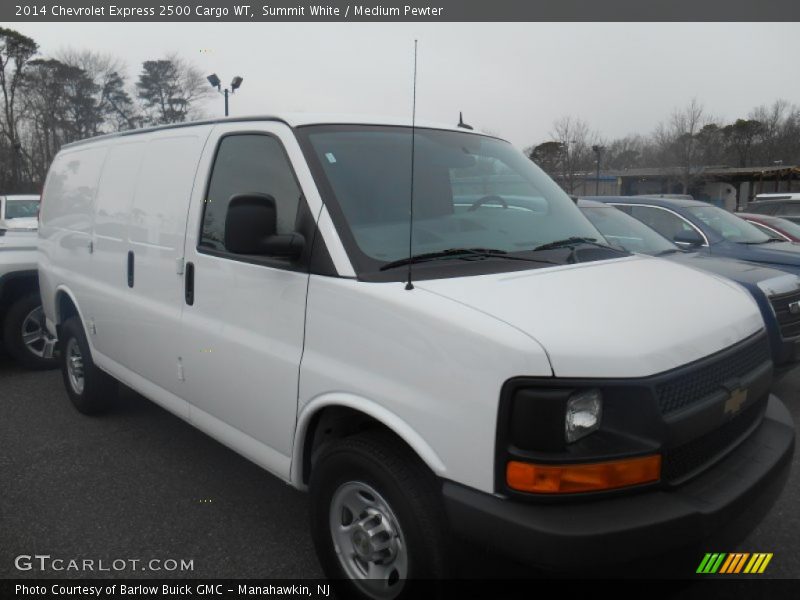 Summit White / Medium Pewter 2014 Chevrolet Express 2500 Cargo WT