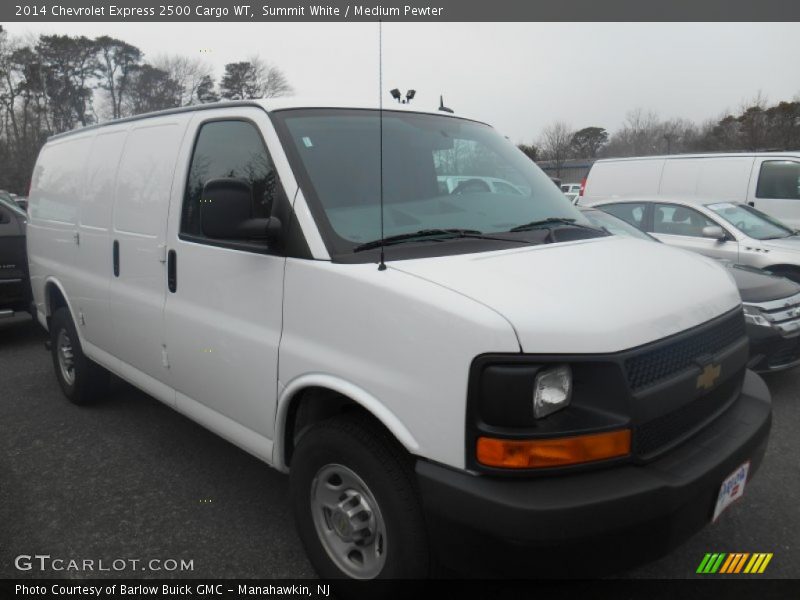 Summit White / Medium Pewter 2014 Chevrolet Express 2500 Cargo WT