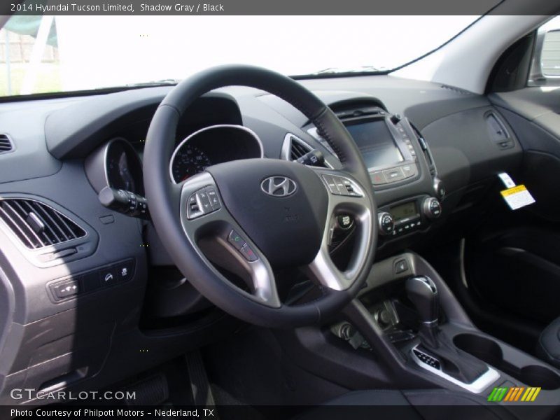 Shadow Gray / Black 2014 Hyundai Tucson Limited