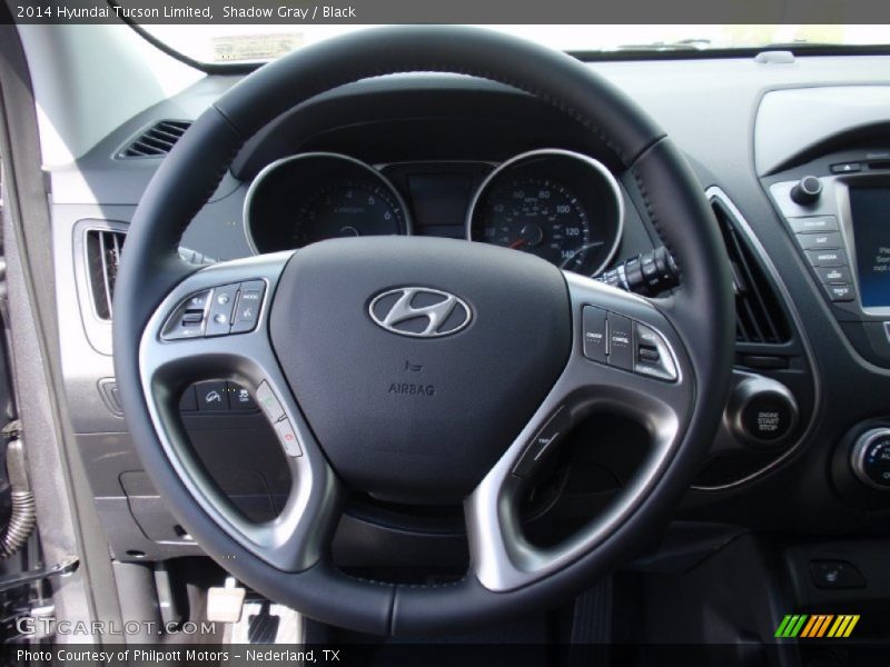 Shadow Gray / Black 2014 Hyundai Tucson Limited