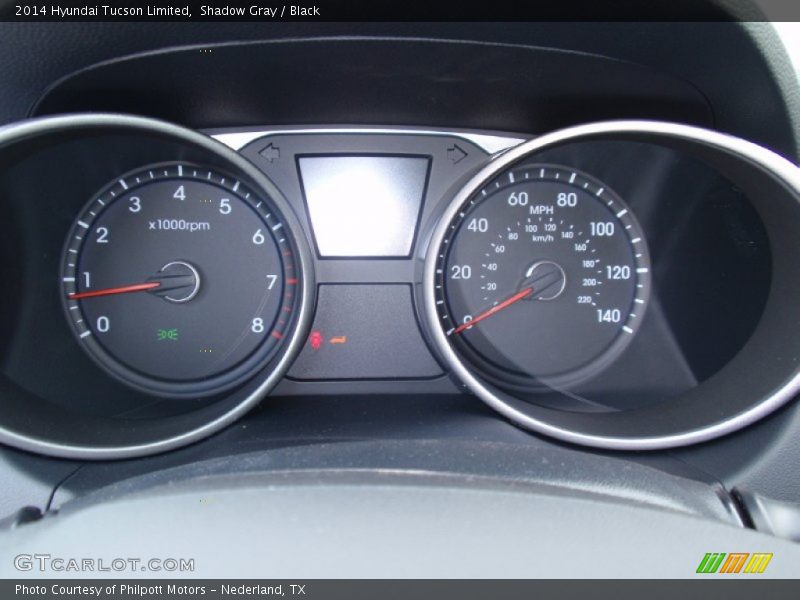 Shadow Gray / Black 2014 Hyundai Tucson Limited