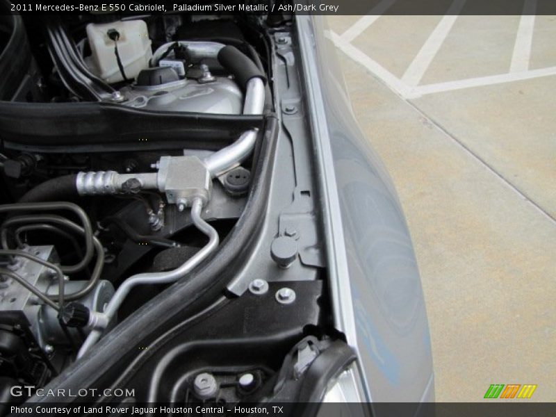 Palladium Silver Metallic / Ash/Dark Grey 2011 Mercedes-Benz E 550 Cabriolet