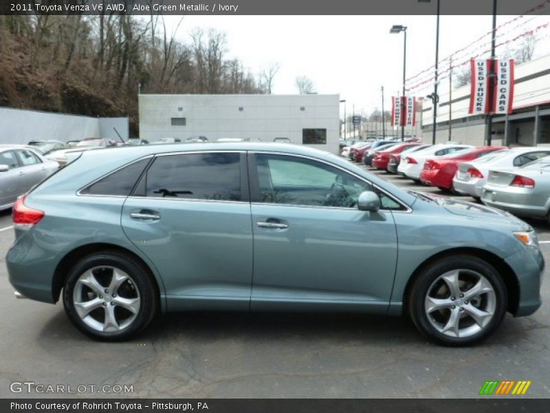 Aloe Green Metallic / Ivory 2011 Toyota Venza V6 AWD