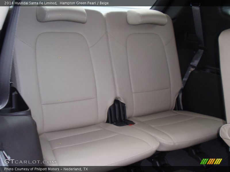 Hampton Green Pearl / Beige 2014 Hyundai Santa Fe Limited