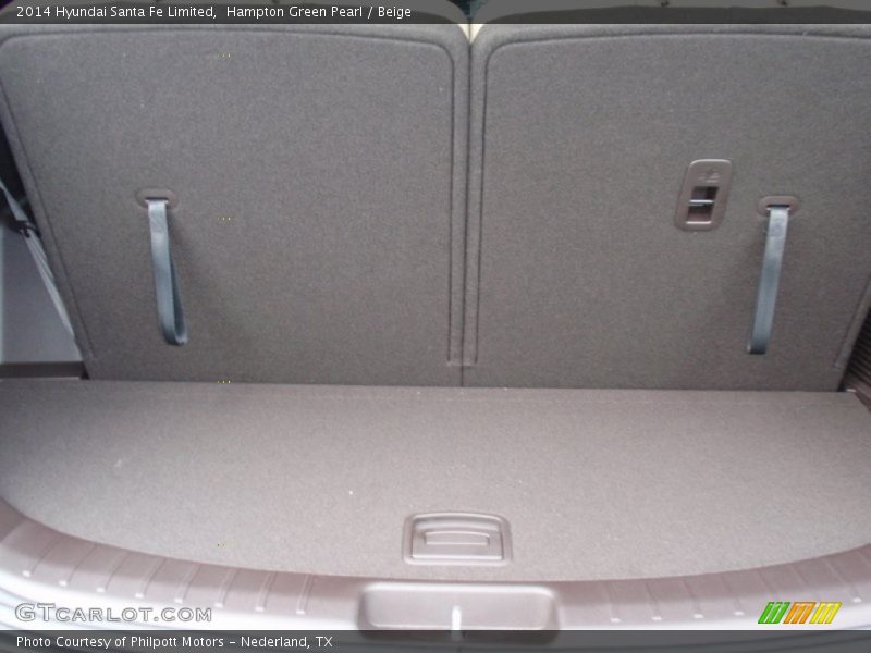 Hampton Green Pearl / Beige 2014 Hyundai Santa Fe Limited