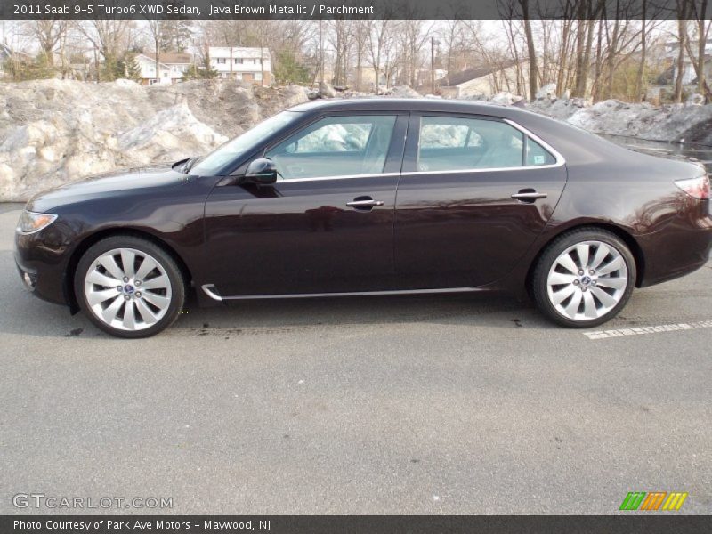 Java Brown Metallic / Parchment 2011 Saab 9-5 Turbo6 XWD Sedan