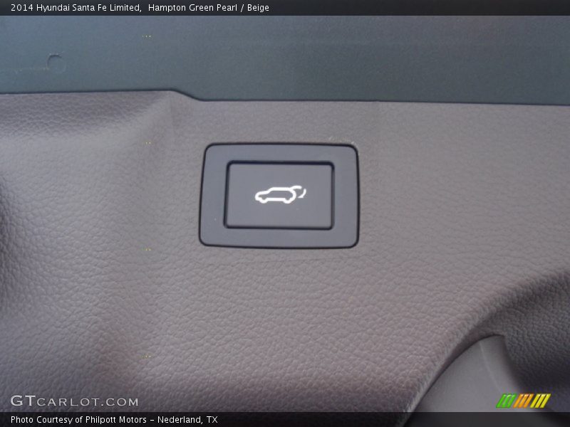 Hampton Green Pearl / Beige 2014 Hyundai Santa Fe Limited