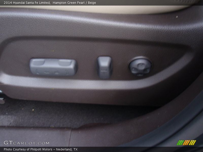 Hampton Green Pearl / Beige 2014 Hyundai Santa Fe Limited