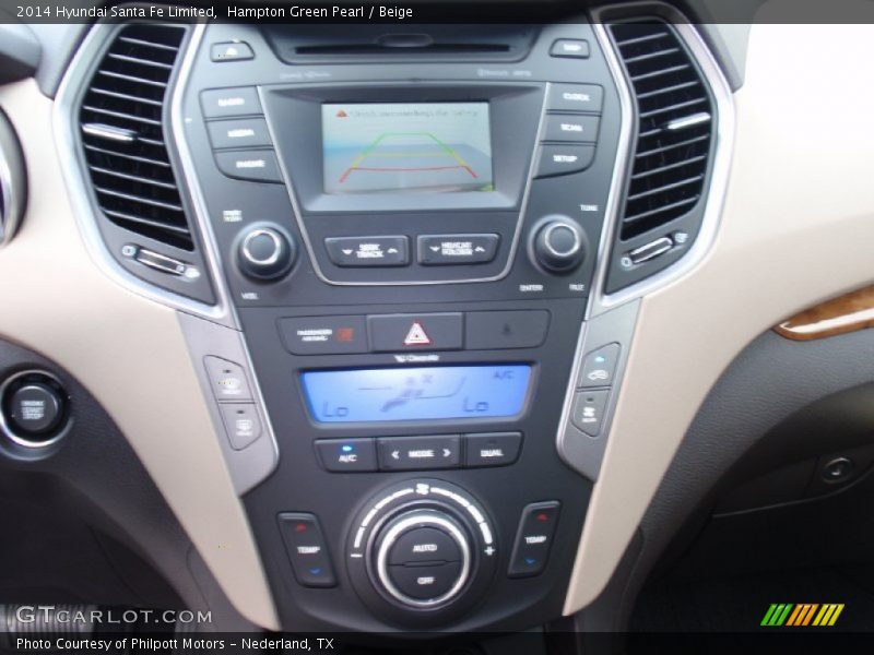 Hampton Green Pearl / Beige 2014 Hyundai Santa Fe Limited