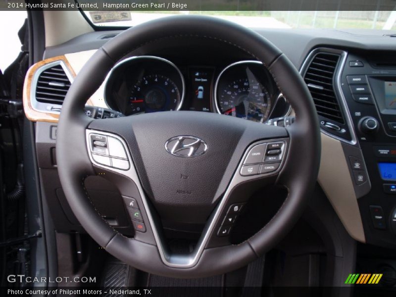 2014 Santa Fe Limited Steering Wheel