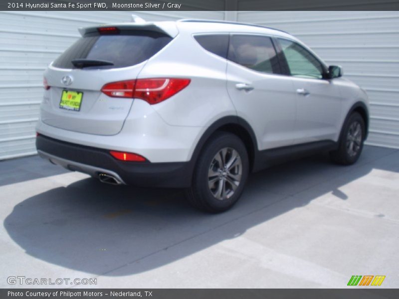 Moonstone Silver / Gray 2014 Hyundai Santa Fe Sport FWD