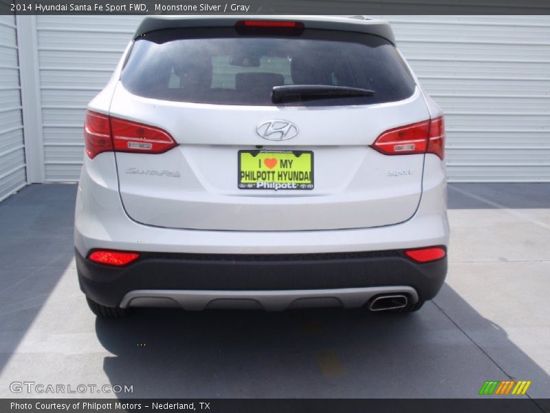 Moonstone Silver / Gray 2014 Hyundai Santa Fe Sport FWD