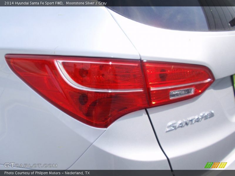 Moonstone Silver / Gray 2014 Hyundai Santa Fe Sport FWD